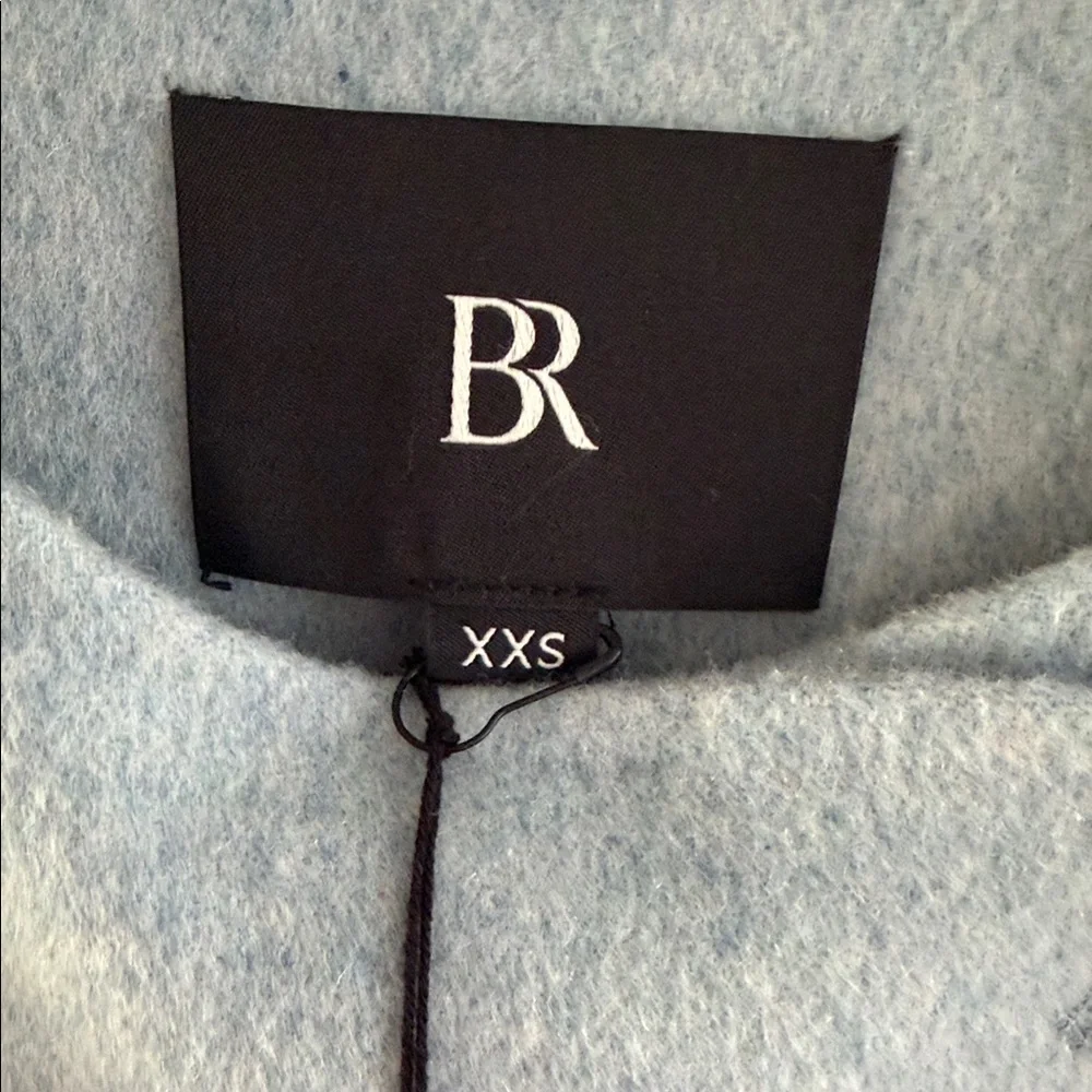 Banana Republic Wool cropped boxy jacket in Sea Glass Heather Blue. NWT fits XS* - Picture 7 of 13